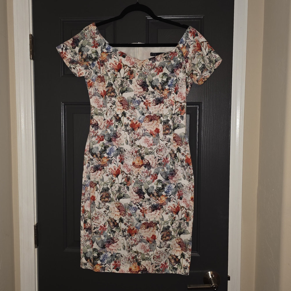 Zara Beautiful Multicolor Floral Dress